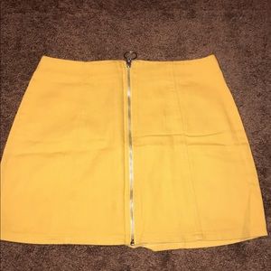 Yellow skirt